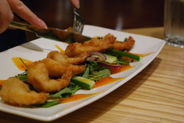 Grosvenor Casino Food Review Tempura Chipotle Prawns