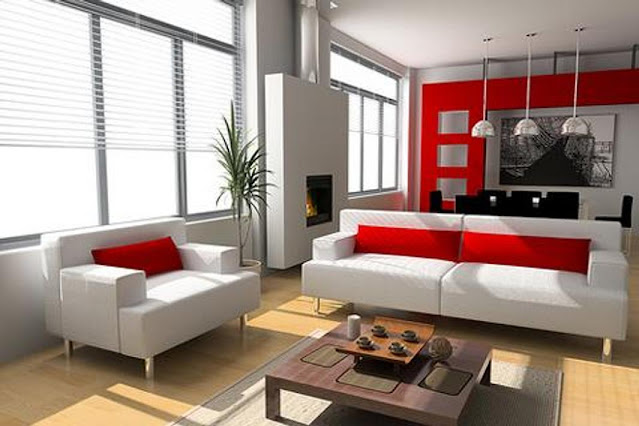 red black and white living room ideas