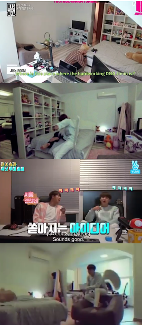 BTS dorm Jin suga room 2016 2017