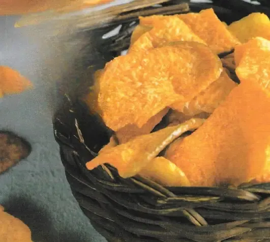 Chips di zucca al forno