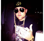 MAC MILLER LOOKING FRESH IN OUR LEATHER CHAIN SNAPBACK (mac miller )