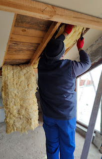 We needed to remove insulation to access the beams