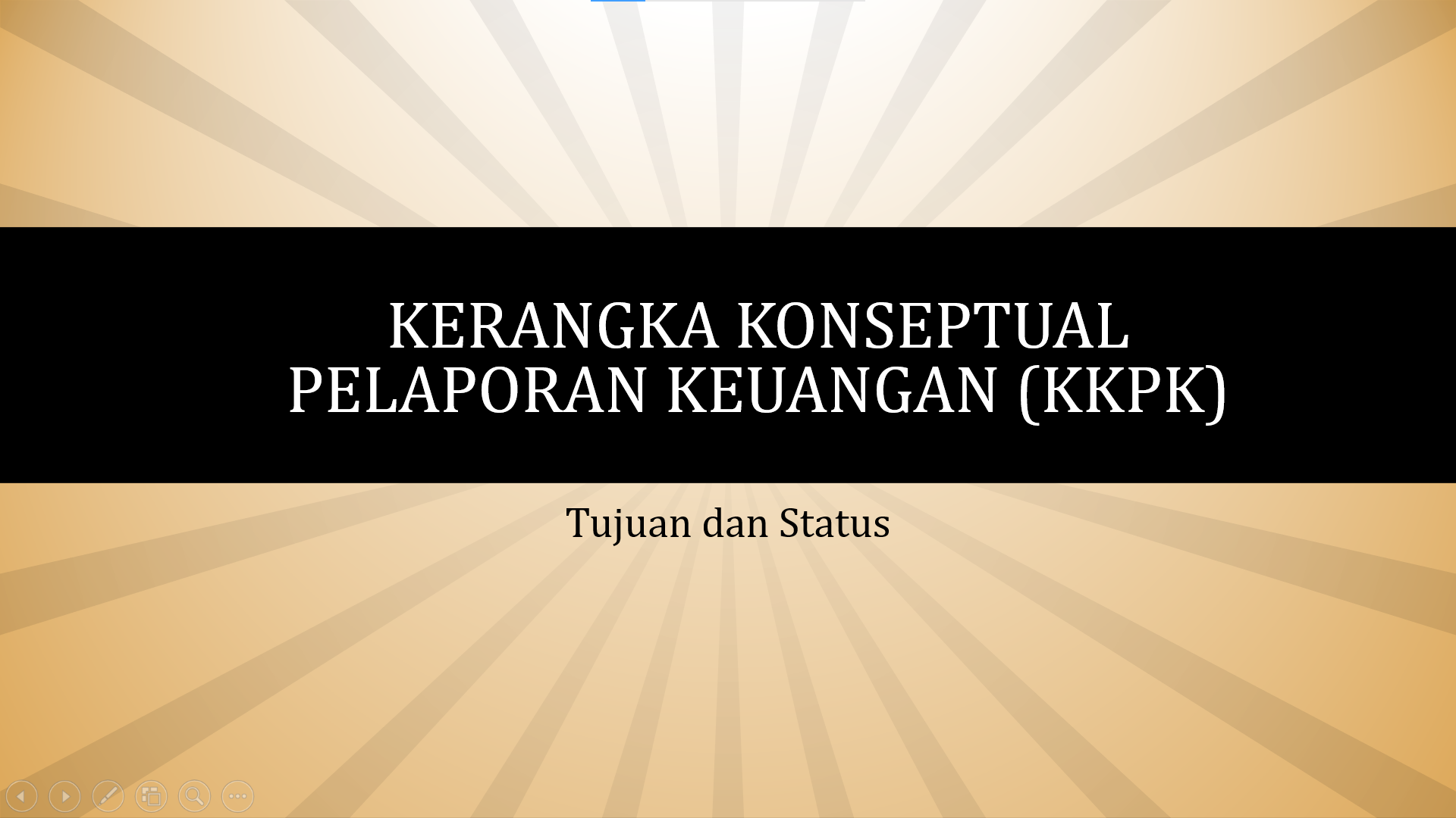 KKPK : Tujuan dan Status Kerangka Konseptual