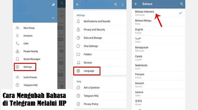 Cara Mengubah Bahasa di Telegram