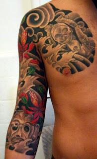 Design Japanese Tribal Tattoo Sleeve