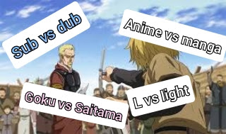 Debates in anime community