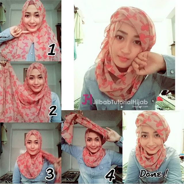 tutorial style hijab model unik turban terbaru – cara memakai jilbab