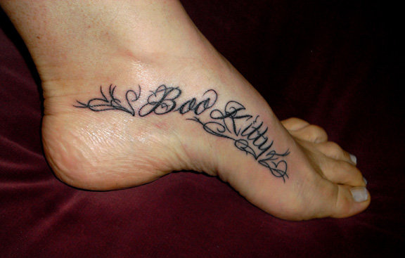 Outstanding Names, Quotes, and Words Tattoo Designs