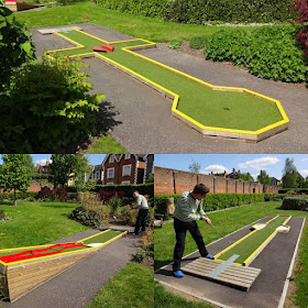 Minigolf at Stoke Park in Guildford (May 2016)