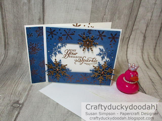 Craftyduckydoodah, Stampin' Up, Snowflake Wishes, Ink & Inspiration Blog Hop,