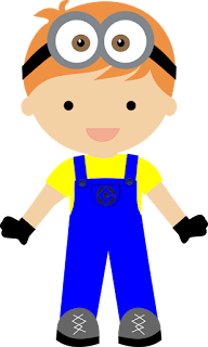 Kid Disguised as Minions Clipart