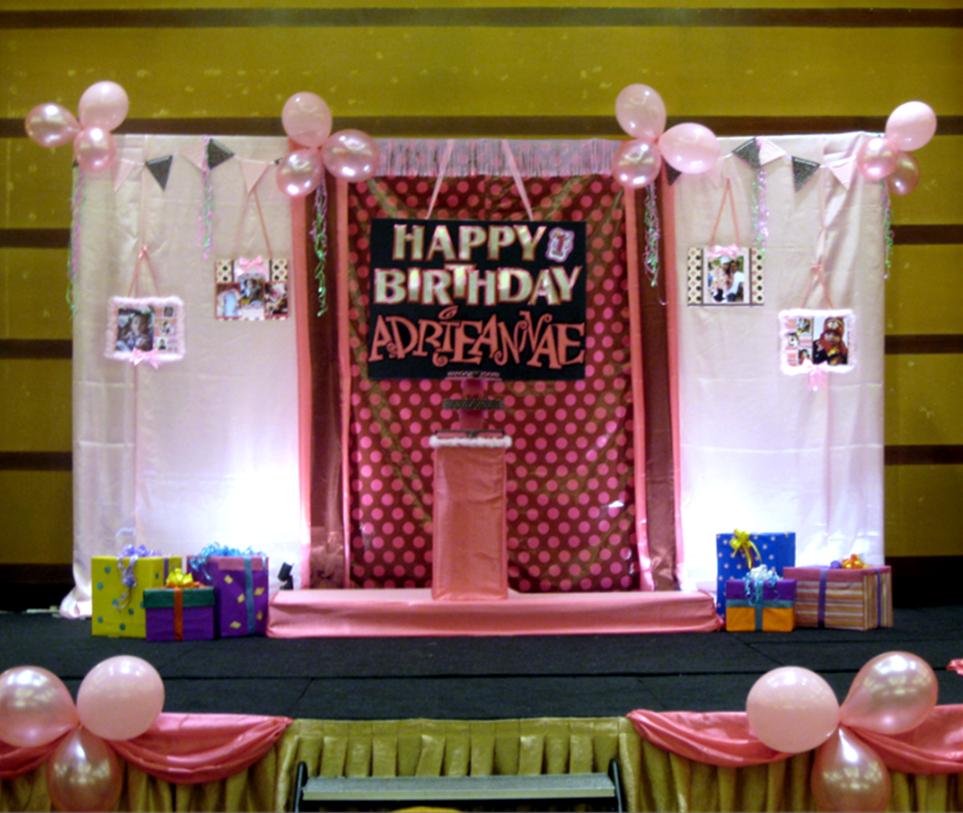  Party  Decoration  Birthday  Stage  Project The Result