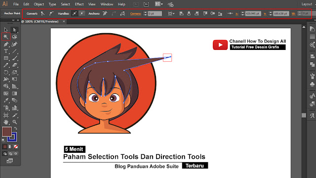 AdobeMasters.blogspot.com - selection tools dan direction tool Panduan Adobe Illustrator Lengkap, Tutorial adobe illustrator