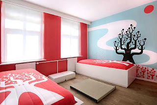 Amazing modern hotel's bedrooms interior design