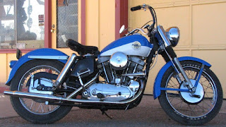 sportster xlh 1958 blue and white