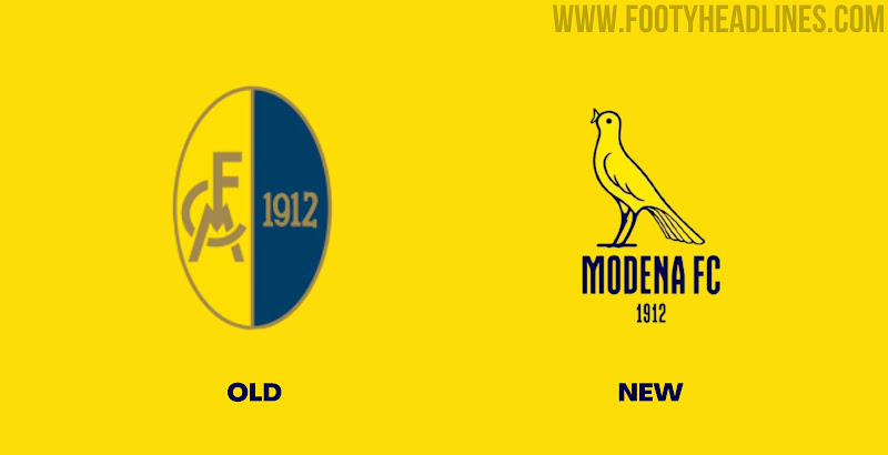 Modena, Italy, June 2022, Modena Football Club 2018 flag with new