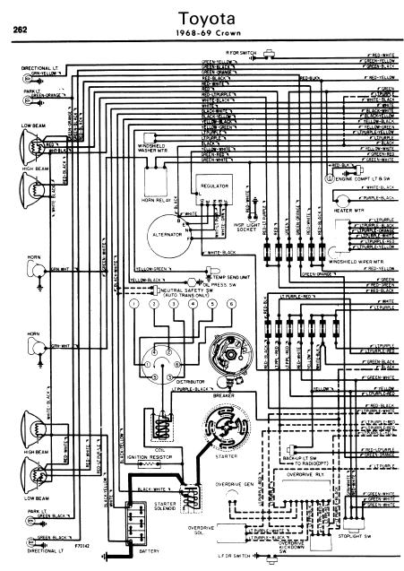 Toyota Crown 1968-69 Wiring Diagrams | Online Manual Sharing