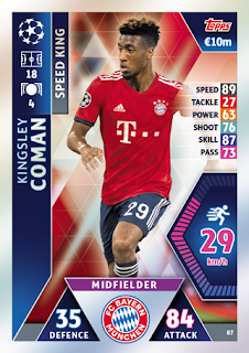 Match Attax UEFA Champions League 2018 2019 FC Bayern München Set