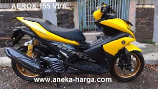 Pasaran harga motor Yamaha Aerox 155 VVA bekas