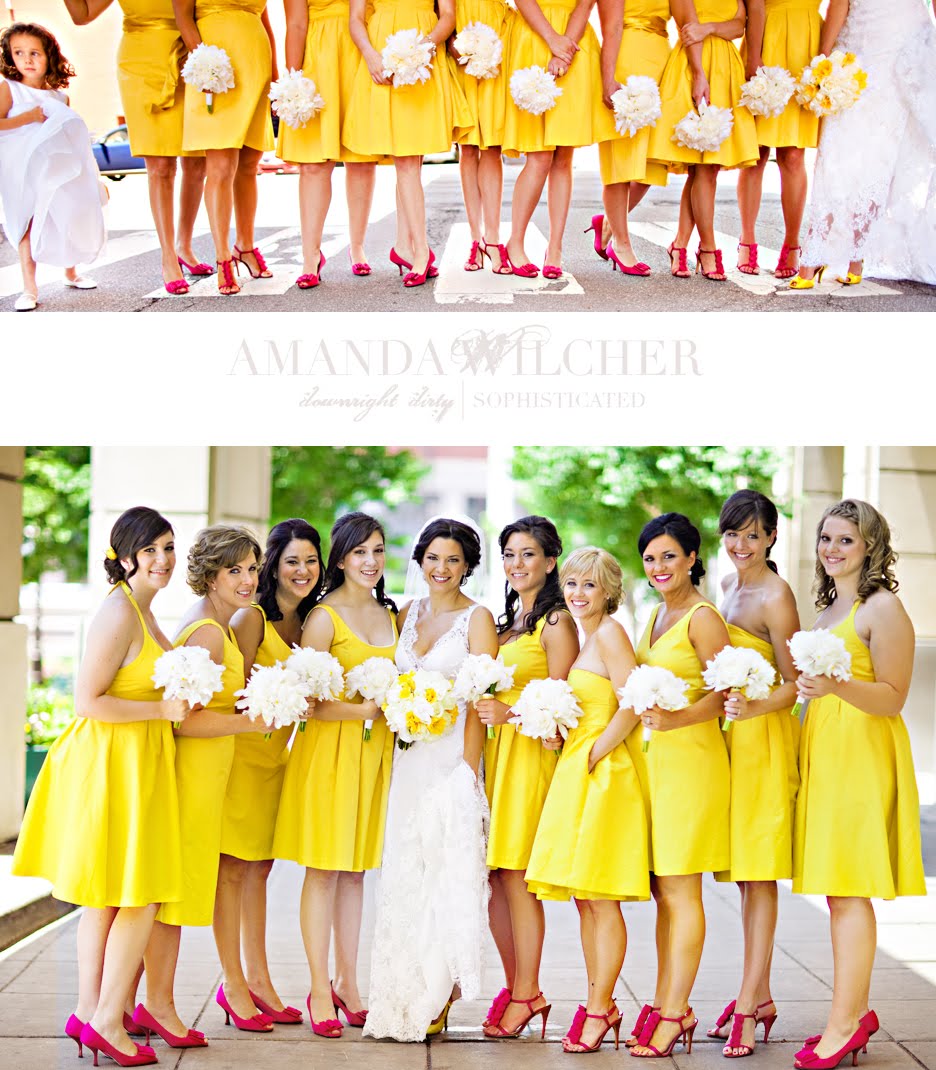 images of yellow wedding centerpieces