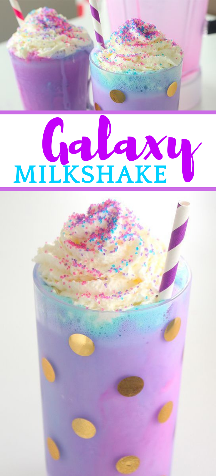 Galaxy Milkshake #Drinks #Vanilla