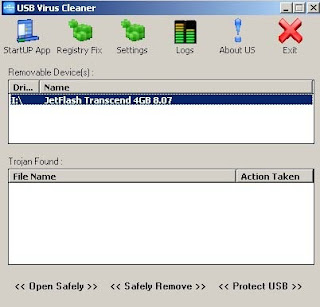 Lindungi PC Anda Dengan USB Virus Cleaner