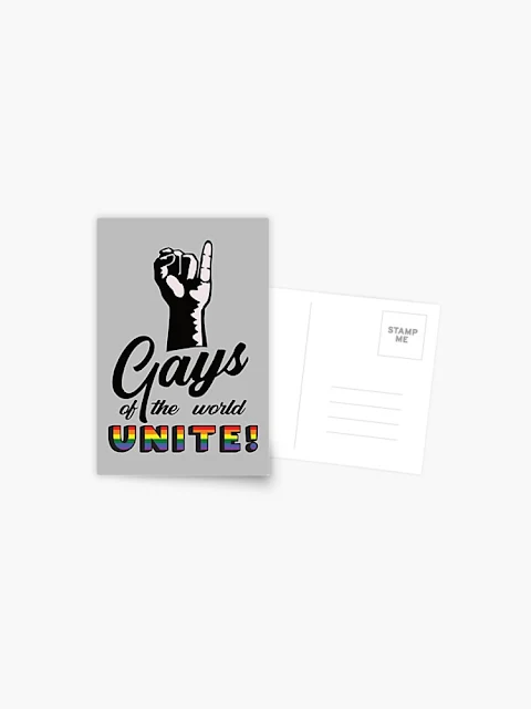 Gays of the World – Unite! postcards and prints