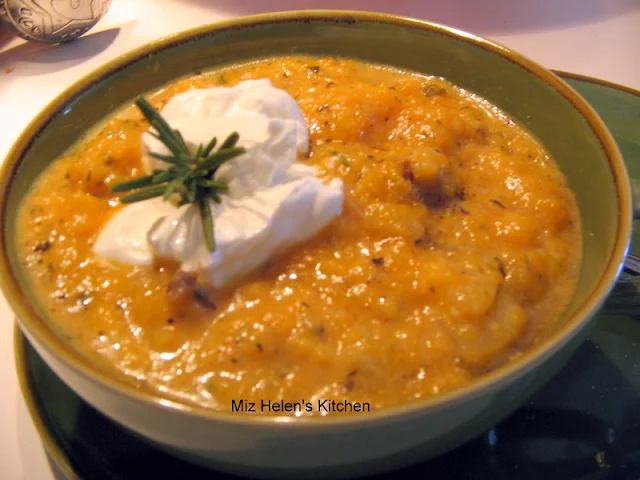 Butternut Chowder at Miz Helen's Country Cottage