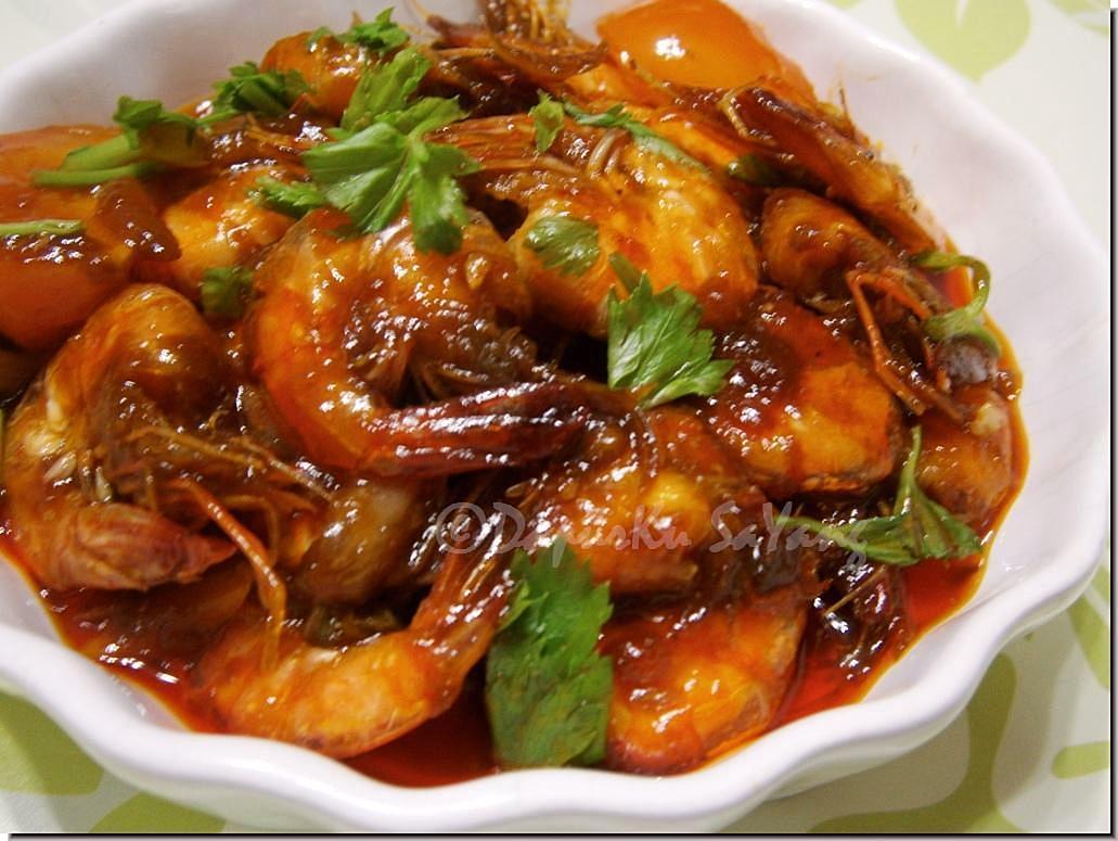 DapurKu SaYang: Udang Goreng Kicap