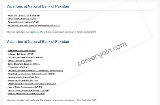 National Bank of Pakistan NBP Jobs 2023 - Your Path to a Rewarding Banking Career