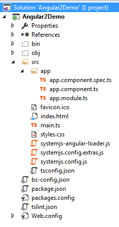 visual studio 2015 angular 2 setup