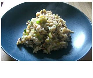 mixed mushroom risotto