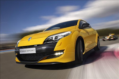 2010 New Megane Renault Sport Yellow