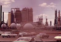 Documents reveal that the risks of climate change were being discussed in the inner circles of the oil industry in the 1960s, earlier than previously documented. (Photo Credit: Exxon's Bayway oil refinery in New Jersey by the Environmental Protection Agency) Click to Enlarge.