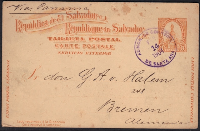 El Salvador - Tarjeta Postal