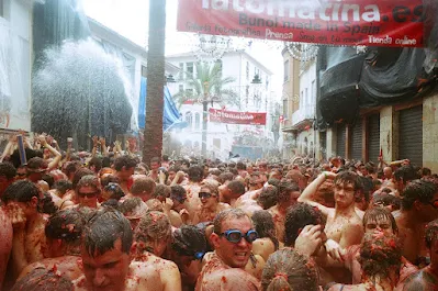 Experience At The La Tomatina In Spain