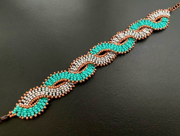 Multi-Row Wrapped Bead Bracelet Tutorials / The Beading Gem