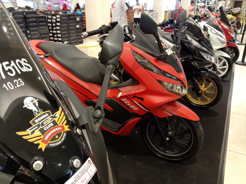 Honda PCX 150 Custom Show Meningkatkan Bakat Modifikasi