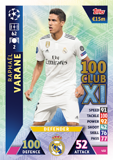 Match Attax UEFA Champions League 2018 2019 Real Madrid CF Set