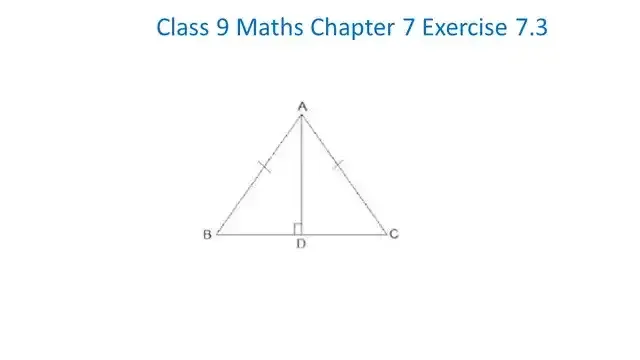 Class 9 Maths Chapter 7 Exercise 7.3 Question 2
