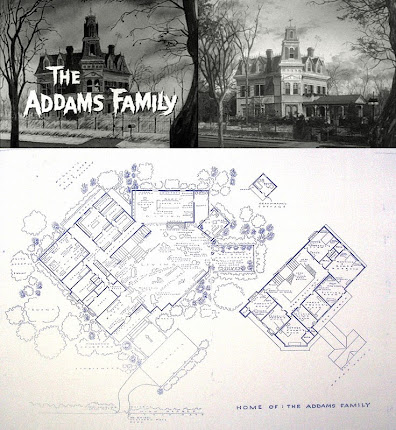 Paperwalker Addams Family House Blueprints