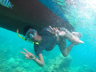 Snorkling Pantai Lengkuas Belitung