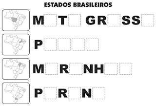Bingo de estados brasileiros