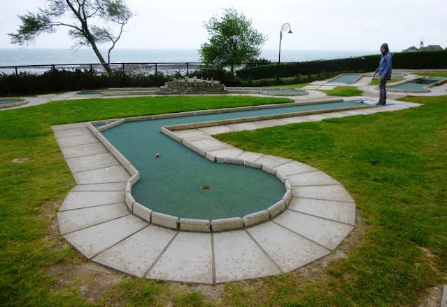 Mini Golf course at Lister Gardens in Lyme Regis, Dorset