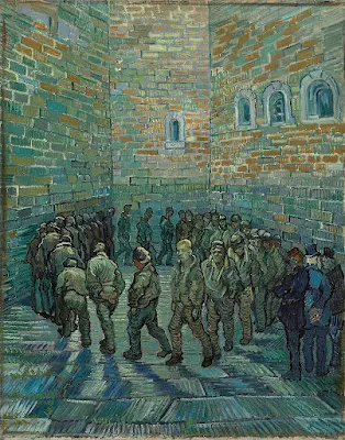 Prisoners' Round (after Gustave Doré), 1890. Pushkin Museum, Moscow painting Vincent van Gogh
