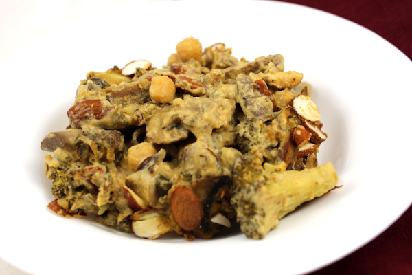 Mushroom, Broccoli and Wild Rice Casserole