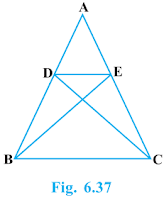 Triangles Exercise 6.3 Question No. 6