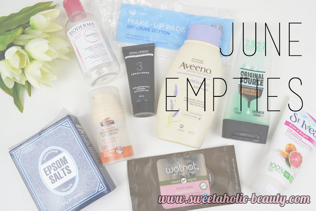 June Empties - Sweetaholic Beauty