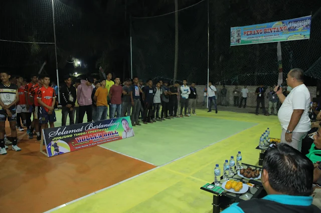 Buka Turnament Bola Volly, Ini Pesan dan Harapan Wabup Asahan
