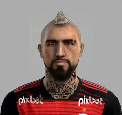 Arturo Vidal Face For PES 2013